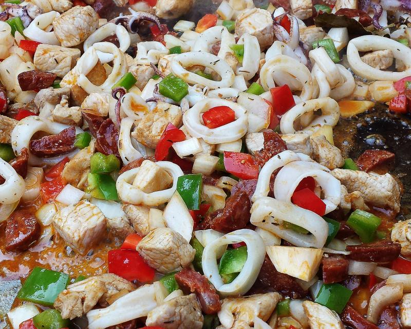 Cafe Azafran's paella feasts put the ocean block of Baltimore Avenue on the map. BOB YESBEK PHOTOS